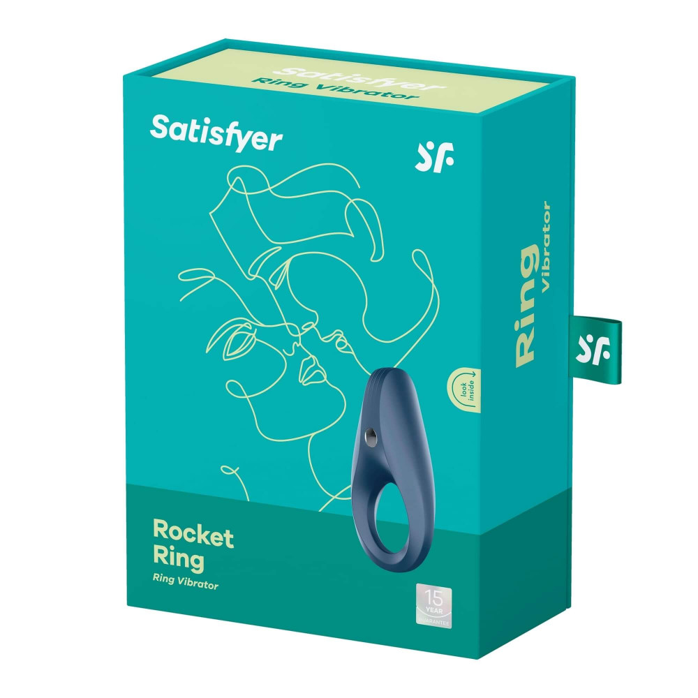 SATISFYER ROCKET RING - VÍZÁLLÓ, AKKUS, VIBRÁCIÓS PÉNISZGYŰRŰ 