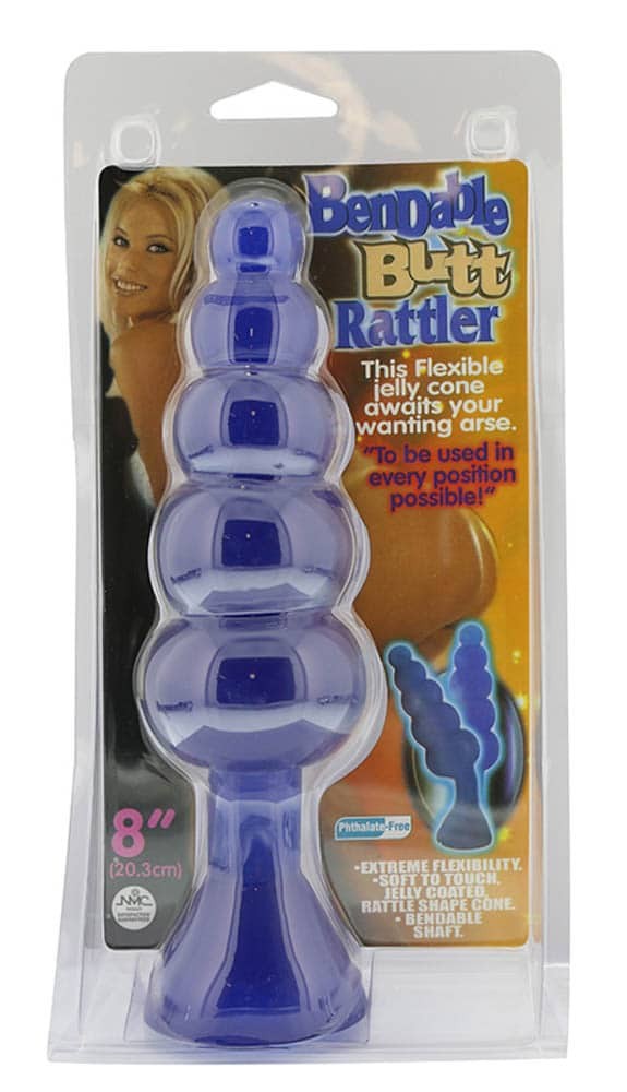 Bendable Butt Rattler fekete vagy kék