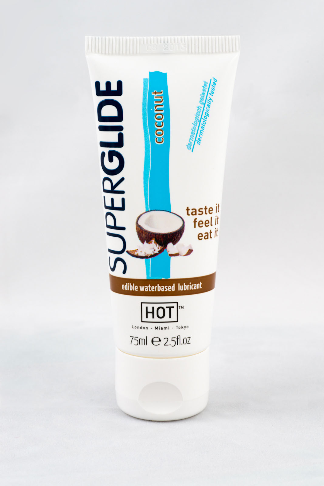 HOT Superglide edible lubricant waterbased - COCONUT - 75ml