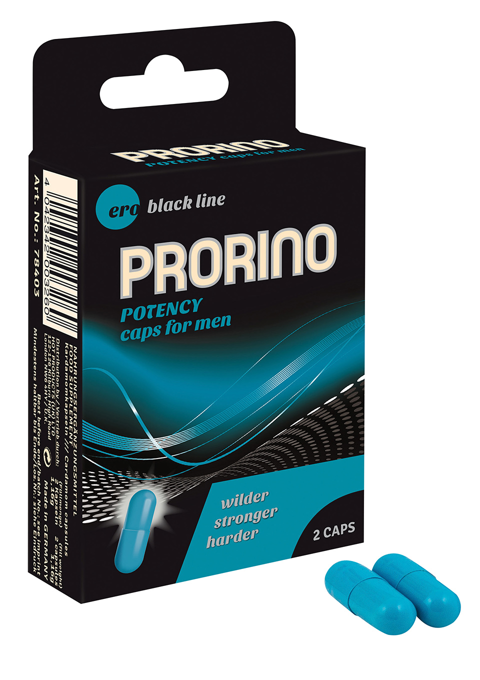ERO PRORINO black line Potency Caps for men