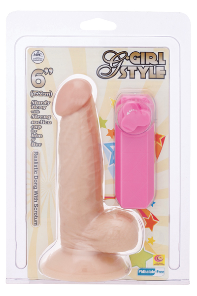 G-Girl Style 6inch Vibrating Dong