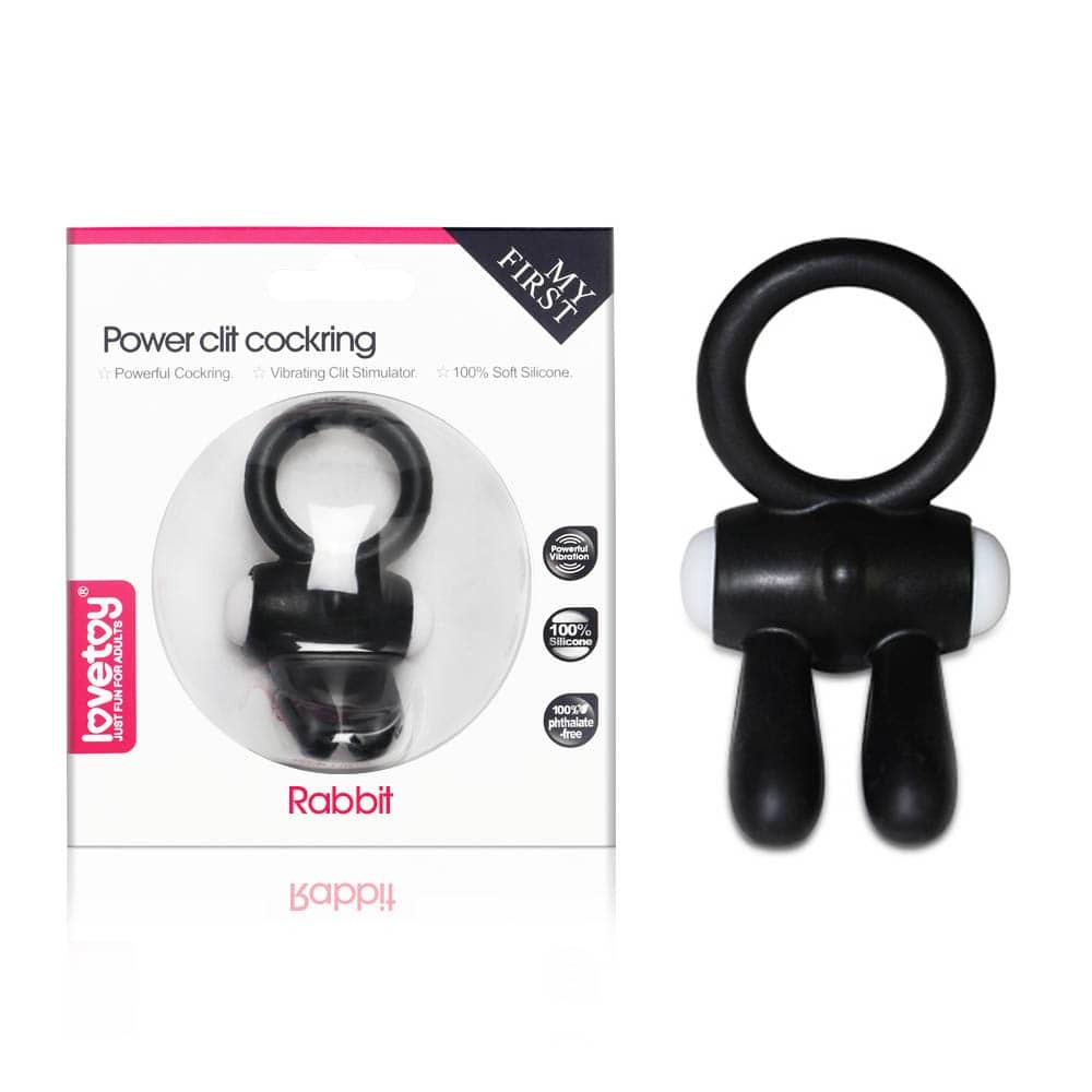 Power Clit Cockring Black 2 