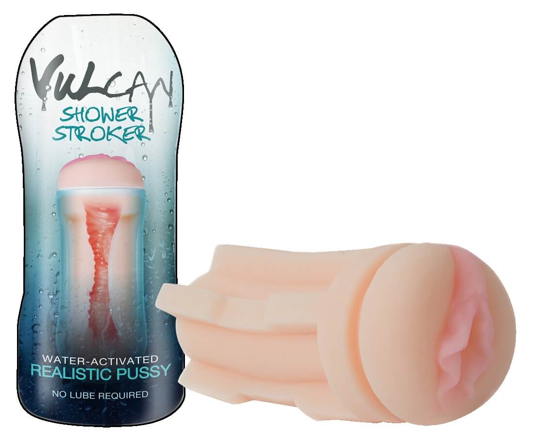 Vulcan Shower Stroker - élethű vagina (natúr) 