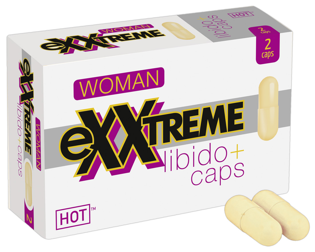exxtreme Libido Caps woman - étrend-kiegészítő kapszulanőknek B3 és B9 vitaminnal 1 x 2 Stk.