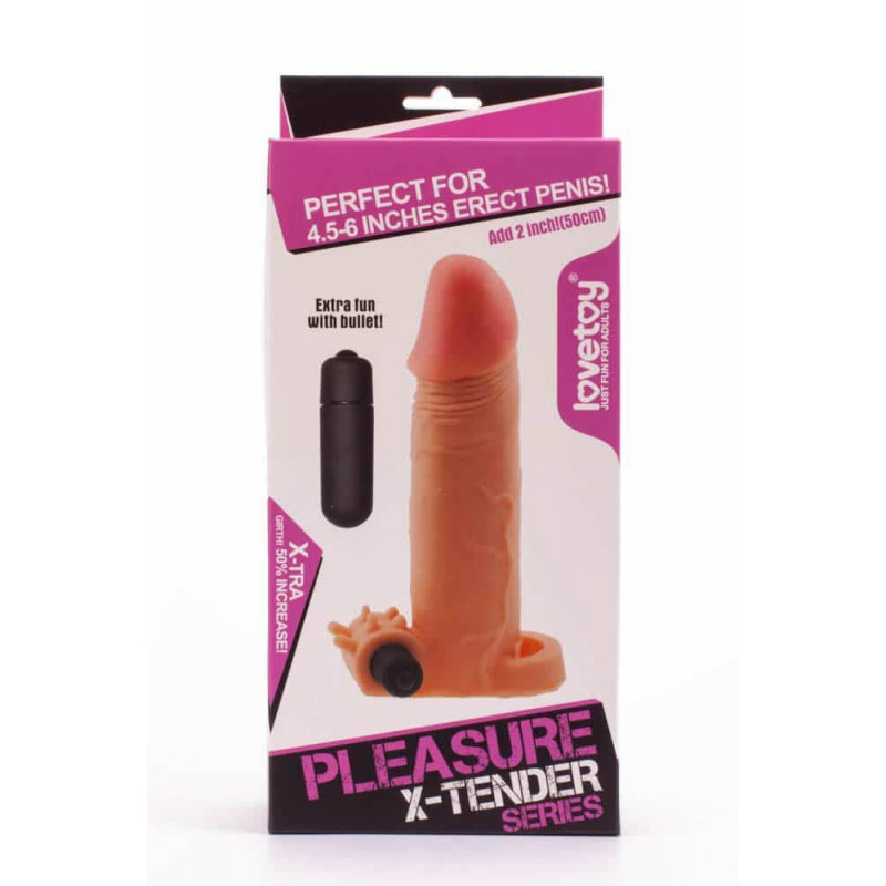 Pleasure X-Tender Vibrating Penis Sleeve 2