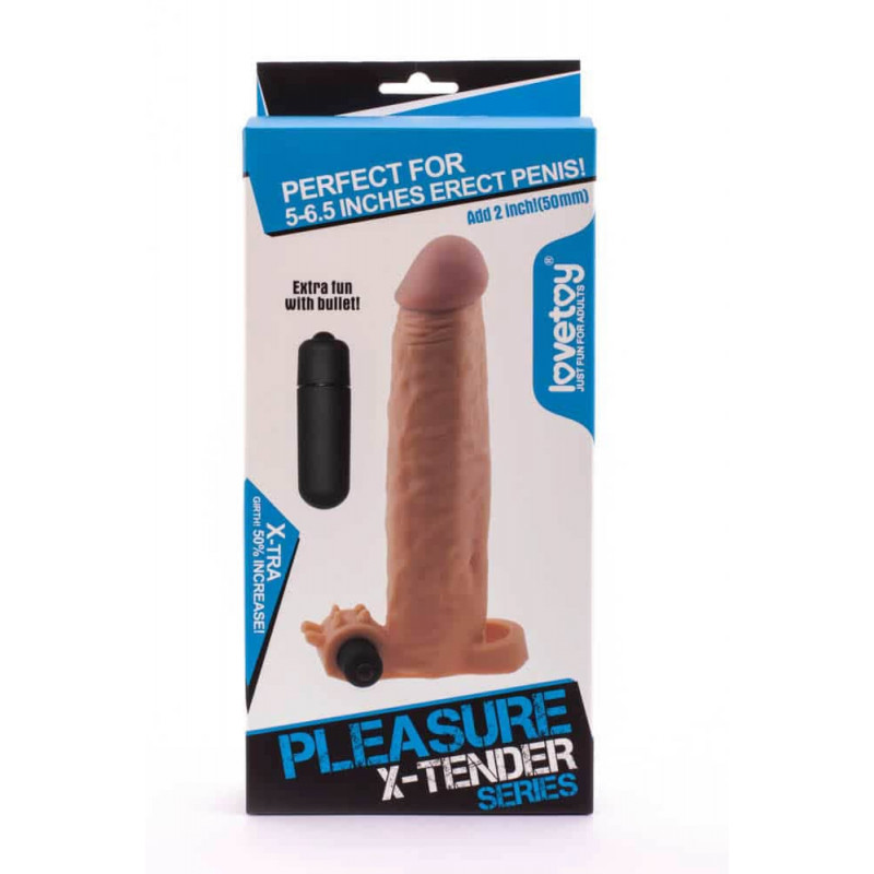 Pleasure X-Tender Vibrating Penis Sleeve 4