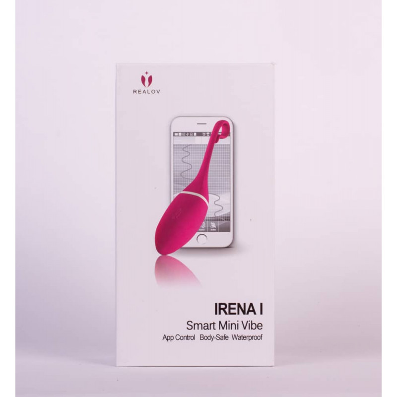 Realov - Irena Smart Egg Pink APPLIKÁCIÓS VIBRÁCIÓS TOJÁS - RÓZSASZÍN