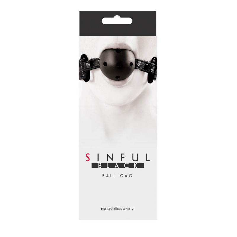 Sinful Ball Gag Black 