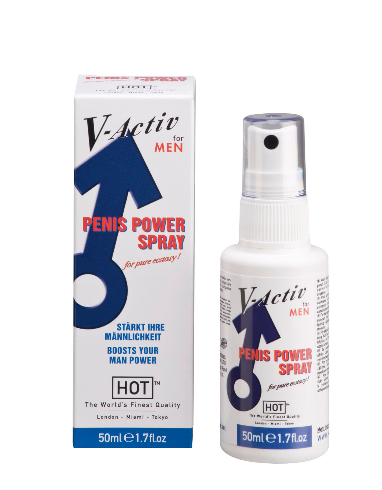 V-Activ Penis Power Spray for Men - 50ml