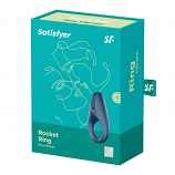 SATISFYER ROCKET RING - VÍZÁLLÓ, AKKUS, VIBRÁCIÓS PÉNISZGYŰRŰ 