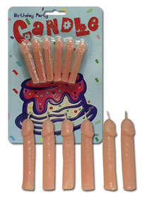 Pénisz formájú gyertya-Birthday Candles Penis