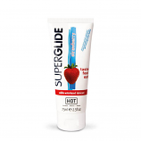 HOT Superglide edible lubricant waterbased - STRAWBERRY - 75ml