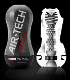 TENGA Air-Tech Squeeze Strong - szívó maszturbátor (fekete)