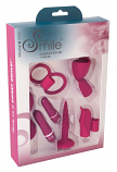 Smile Couples - kényeztető vibrátoros szett pároknak - szeder (7 részes) 