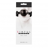 Sinful Ball Gag Black 