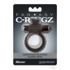 Pipedream Fantasy C-Ringz - vibrációs péniszgyűrű (fekete)