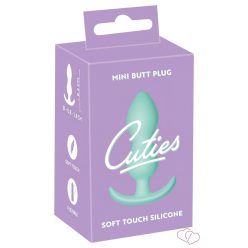 Cuties Mini Butt Plug - szilikon anál plug (zöld)