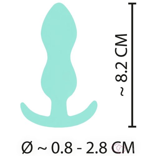 Cuties Mini Butt Plug - szilikon anál plug (zöld)