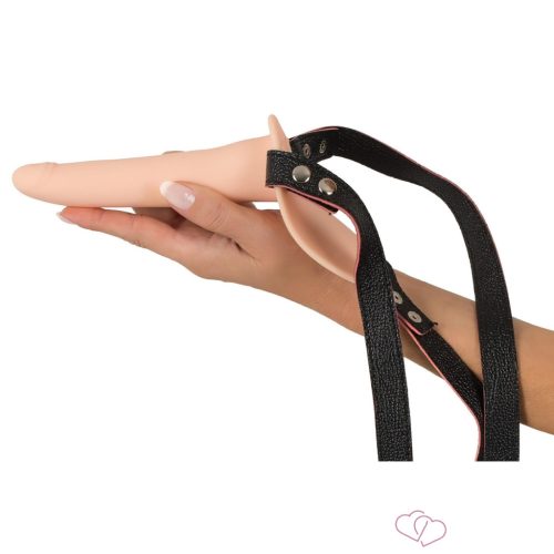 You2Toys - Strap-On - akkus, felcsatolható vibrátor (testszínű)