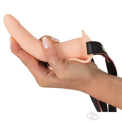 You2Toys - Strap-On - akkus, felcsatolható vibrátor (testszínű)