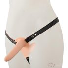 You2Toys - Strap-On - felcsatolható dupla vibrátor (testszínű)