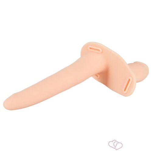 You2Toys - Strap-On - felcsatolható dupla vibrátor (testszínű)