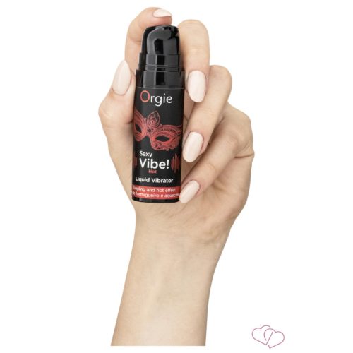 Orgie Sexy Vibe HOT - epres, melegítő folyékony vibrátor (15ml)