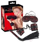 Bad Kitty - ázsia szett (vörös-fekete) - Fetish eszközök