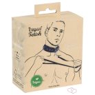 Vegan Fetish - szegecses nyakörv és póráz, bondage szett (fekete) - 2
