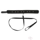 Vegan Fetish - szegecses nyakörv és póráz, bondage szett (fekete) - 6
