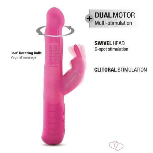 Dorcel Baby Rabbit 2.0 - akkus, csiklókaros vibrátor (pink)