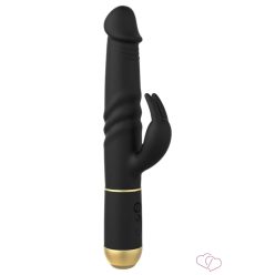 Dorcel Furious Rabbit 2.0 - lökő csiklókaros vibrátor (fekete) - Vibrátorok