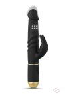 Dorcel Furious Rabbit 2.0 - lökő csiklókaros vibrátor (fekete) - Vibrátorok