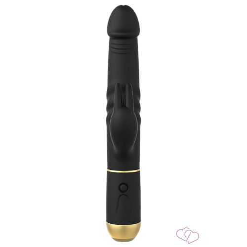 Dorcel Furious Rabbit 2.0 - lökő csiklókaros vibrátor (fekete) - Vibrátorok