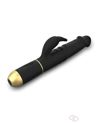Dorcel Furious Rabbit 2.0 - lökő csiklókaros vibrátor (fekete) - Vibrátorok