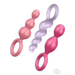 Satisfyer Plugs - anál dildó szett - színes (3 részes) - Dildók