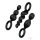 Satisfyer Plugs - anál dildó szett - fekete (3 részes) - Dildók