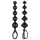 Satisfyer Love Beads - gyöngyös anál dildó szett (fekete) - OUTLET