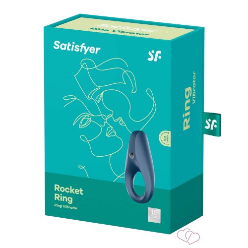 Satisfyer Rocket Ring - Vízálló, AKKUS, Vibrációs Péniszgyűrű - Férfi termékek