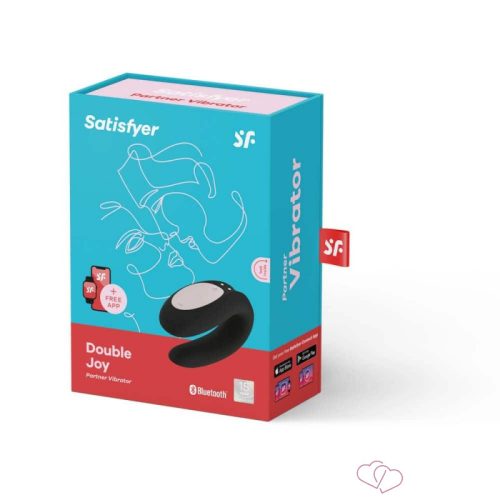 Satisfyer Double Joy - okos, akkus, vízálló párvibrátor - Vibrátorok