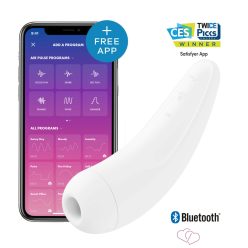 Satisfyer Curvy 2+ - okos, akkus, vízálló csiklóizgató vibrátor - Vibrátorok