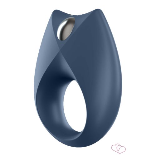 Satisfyer Royal One - okos, akkus, vízálló péniszgyűrű (kék) - Férfi termékek