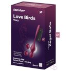 Satisfyer Love Birds Vary - okos, variálható gésagolyó (piros) - Vibrátorok