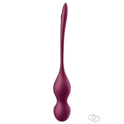 Satisfyer Love Birds Vary - okos, variálható gésagolyó (piros) - Vibrátorok