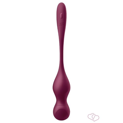 Satisfyer Love Birds Vary - okos, variálható gésagolyó (piros) - Vibrátorok
