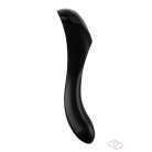 Satisfyer Candy Cane - AKKUS, Vízálló Kétágú Vibrátor (Fekete) - Vibrátorok