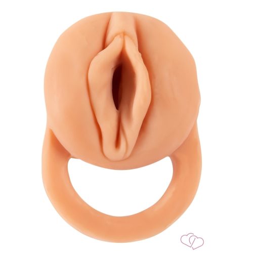 Nature Skin - péniszköpeny és műpunci - 18 cm (testszínű)