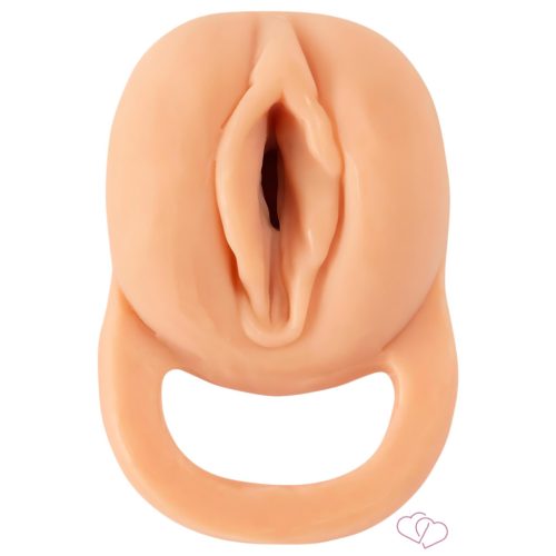 Nature Skin - 2in1 műpunci és péniszköpeny - 23 cm (testszínű)
