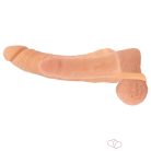 Nature Skin - 2in1 műpunci és péniszköpeny - 23 cm (testszínű)