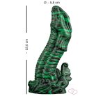 Beasty Cocks Lizard Peak - gyík pénisz dildó (zöld-fekete) - Dildók